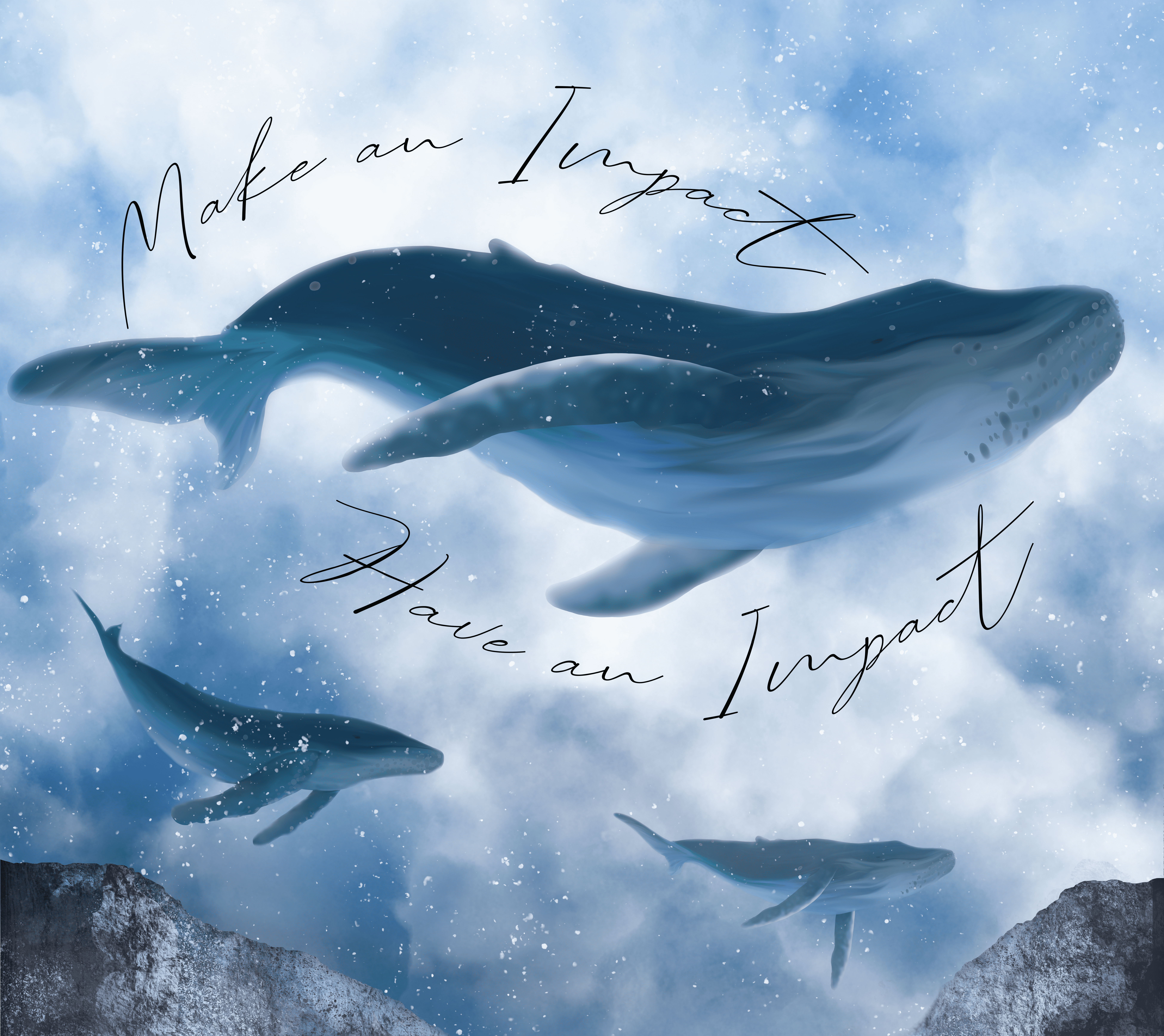 Sky Whales (Penfield Poster Design)