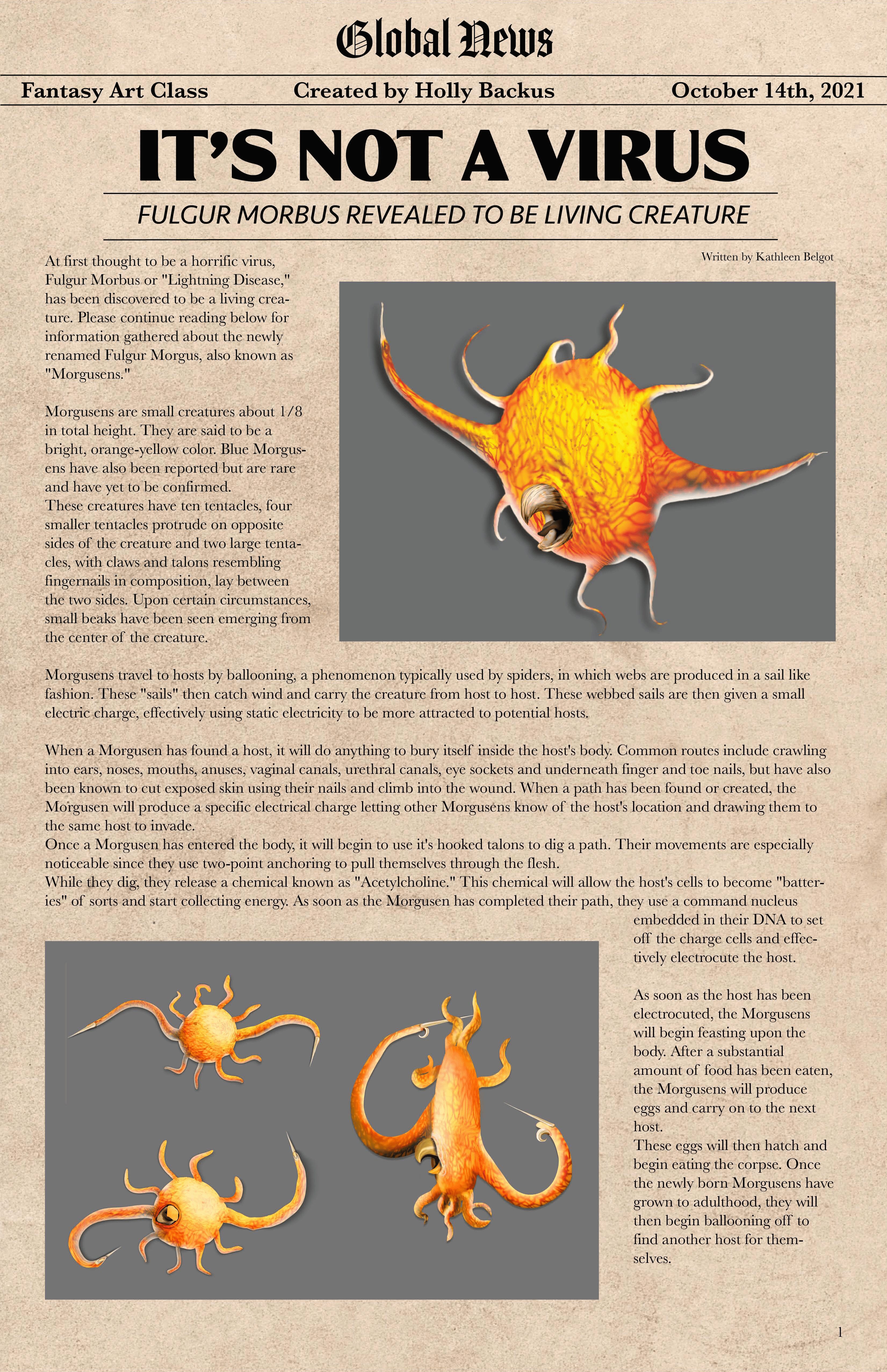 Morgusen – Fantasy Creature